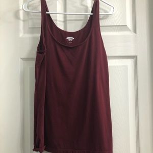 Maroon tank top